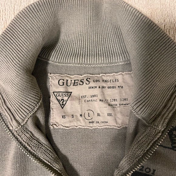 Green Guess Sweater - Picture 3 of 3